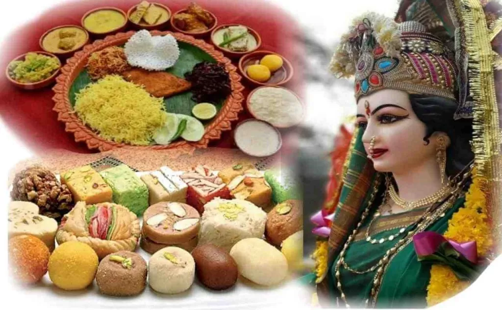navratri bhog for 9 days